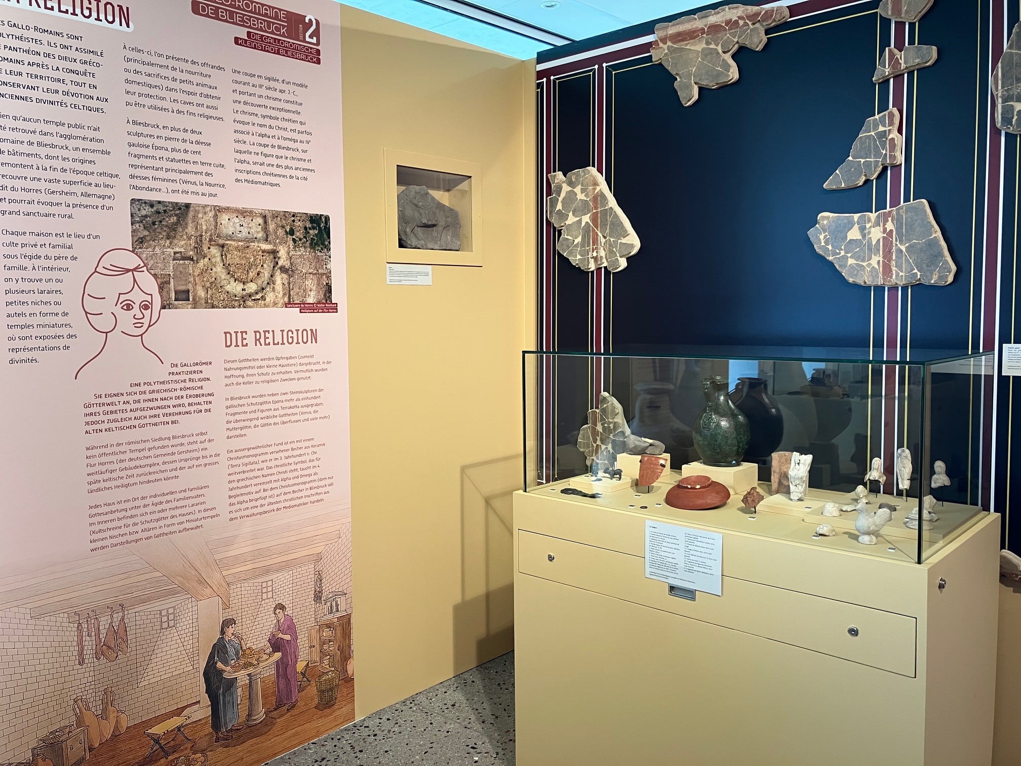 Exposition au Parc archéologique européen de Bliesbruck-Reinheim