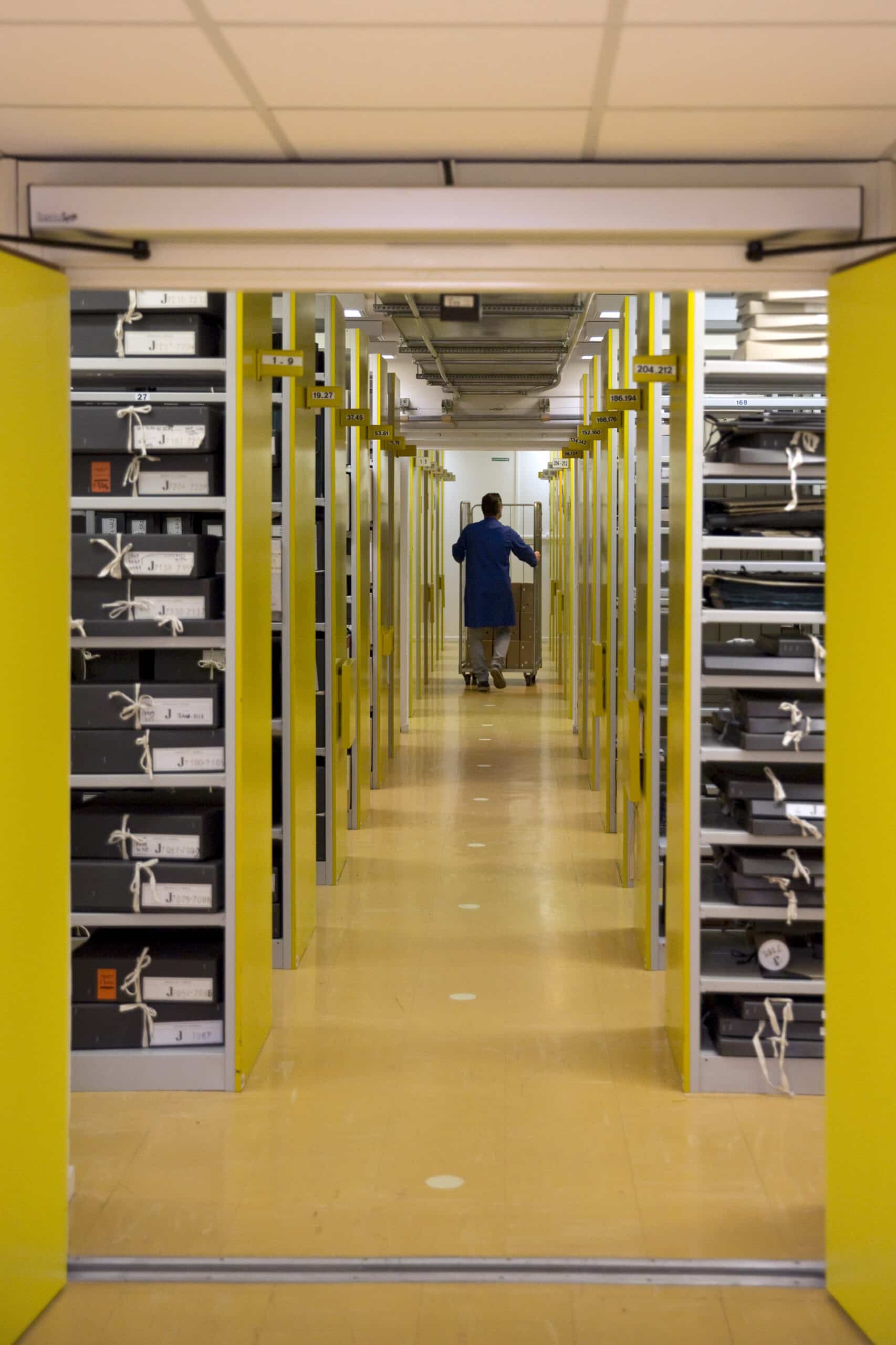 Intérieur des Archives départementales de la Moselle