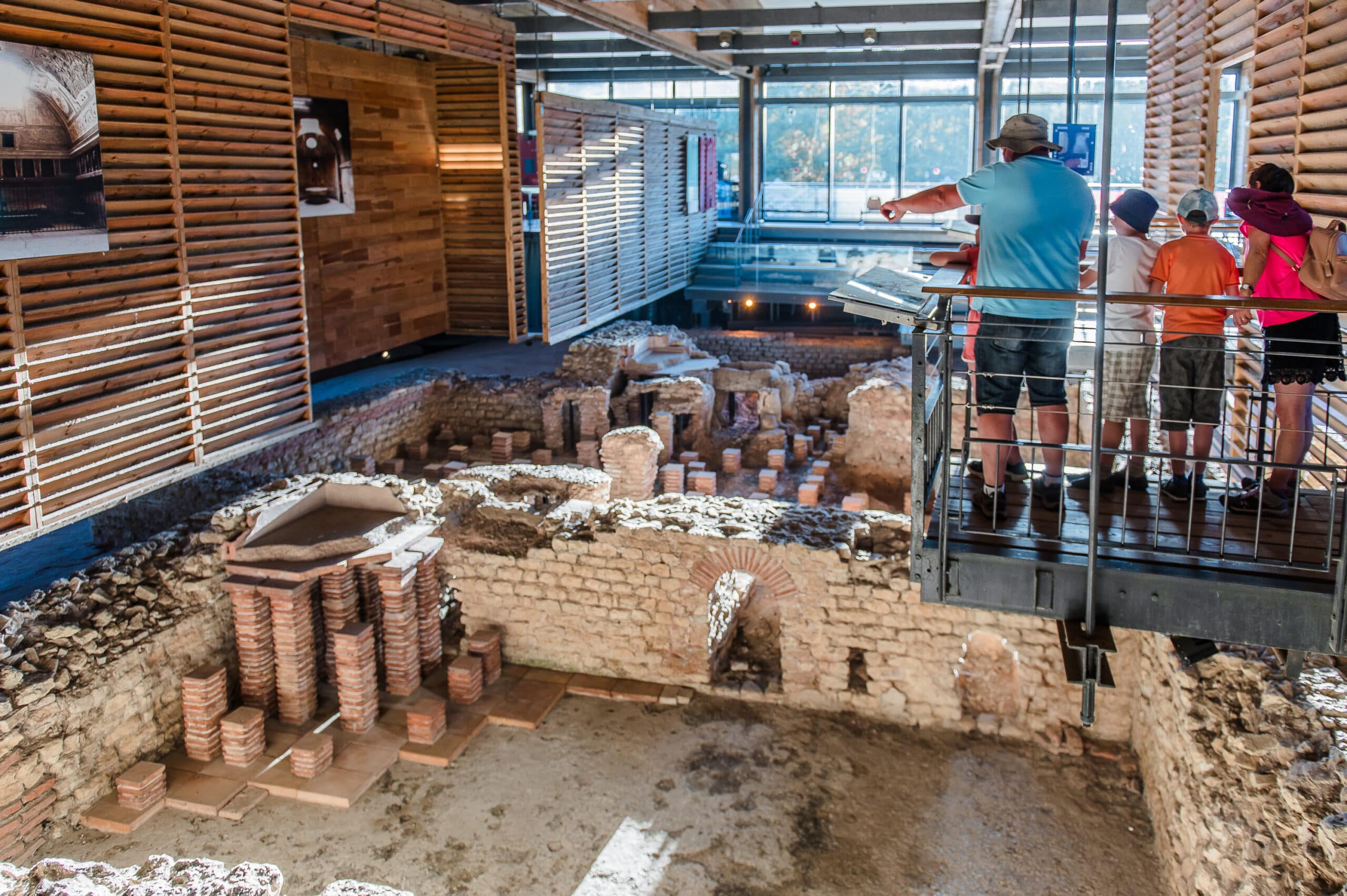 Visite de l'exposition du Parc archéologique européen de Bliesbruck-Reinheim
