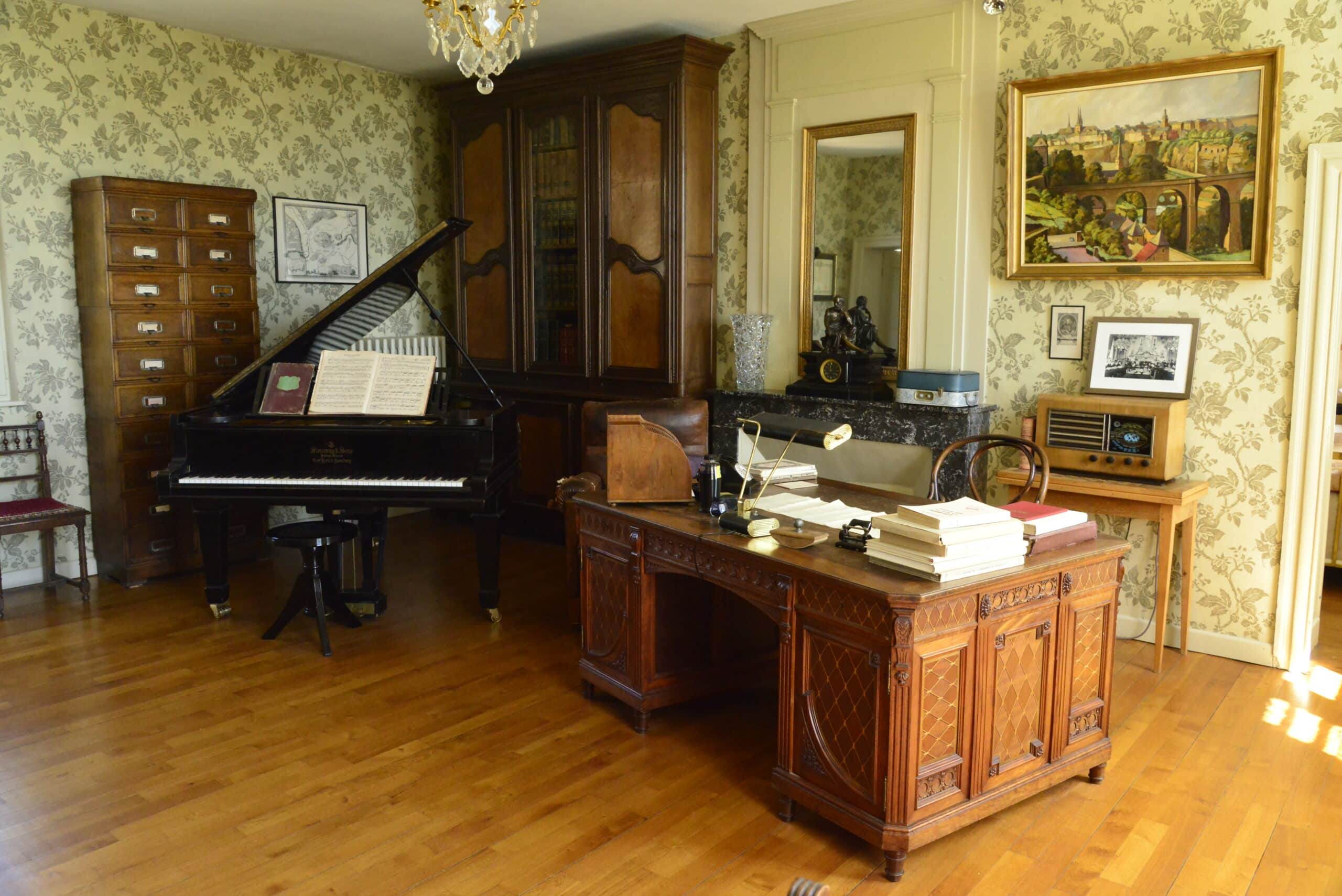 Photographie d'une des salles intérieures de la Maison de Robert Schuman