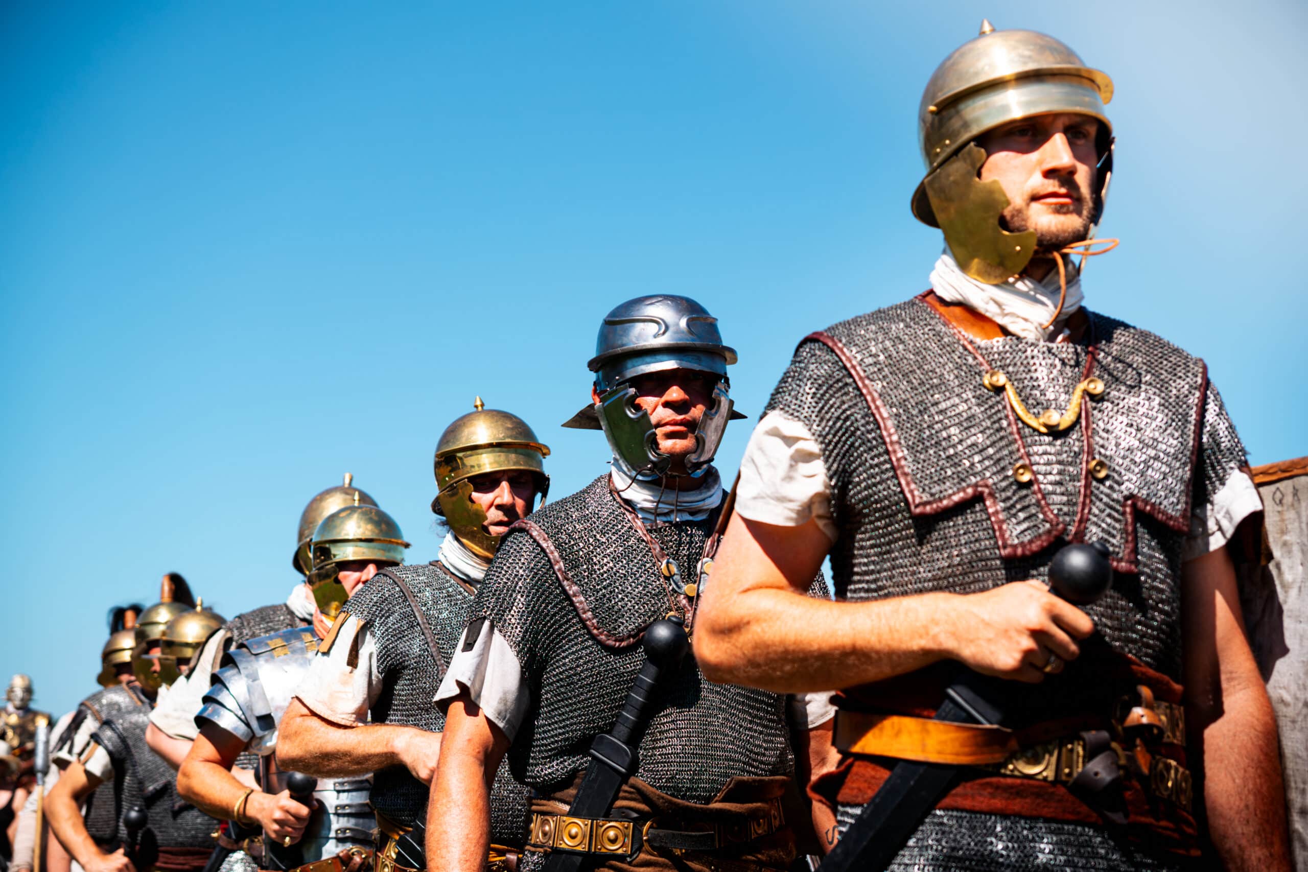 Reconstitution de tenues romaines