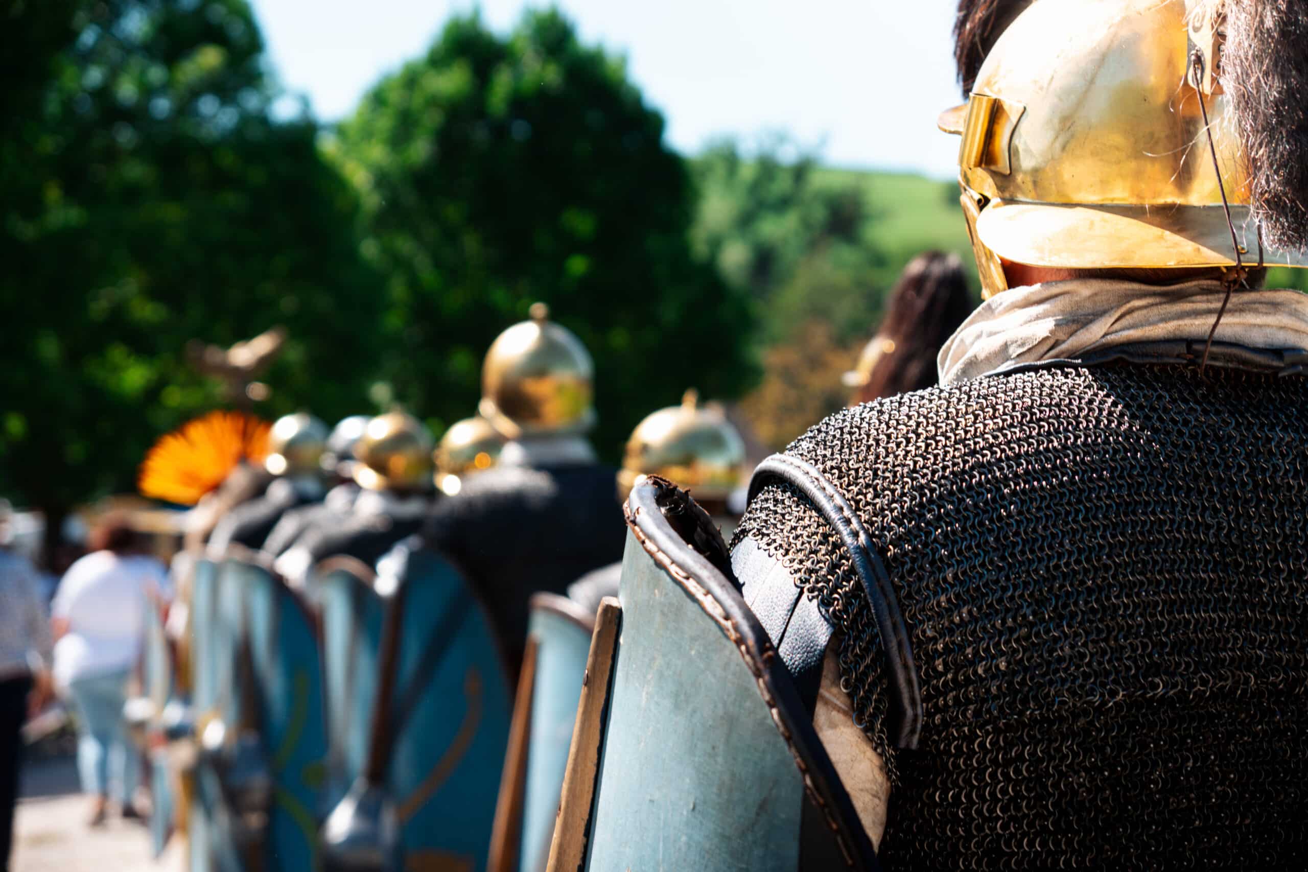 Reconstitution de tenues romaines