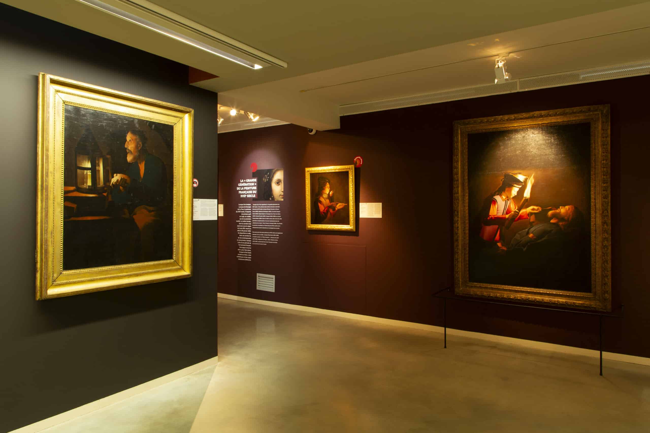 Exposition de tableaux au Musée départemental Georges de La Tour